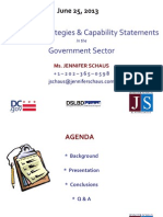 Marketing Strategies & Capability Statements For Government Contractors