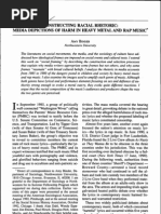 Download Binder Amy Constructing Racial Rhetoric Media Depictions of Harm in Heavy Metal and Rap Music by is taken ready SN150129332 doc pdf