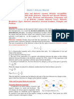 Dielectrics Introduction