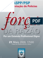 CARTAZ - FORCA DA RAZAO