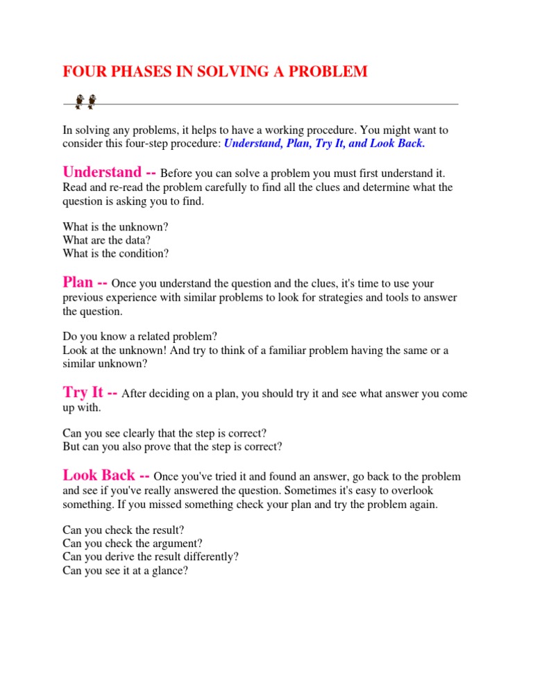 Four Steps to Effective Problem Solving | PDF