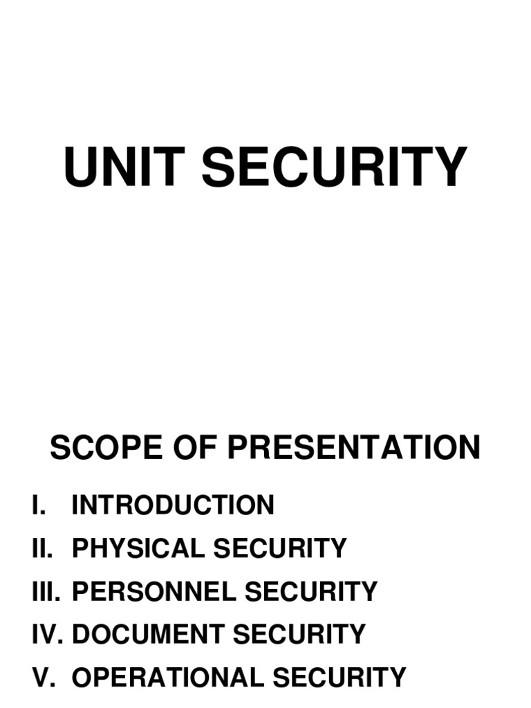 Military Security | PDF | Physical Security | Classified Information