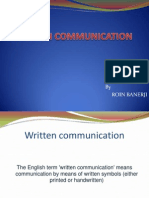 Written Communication