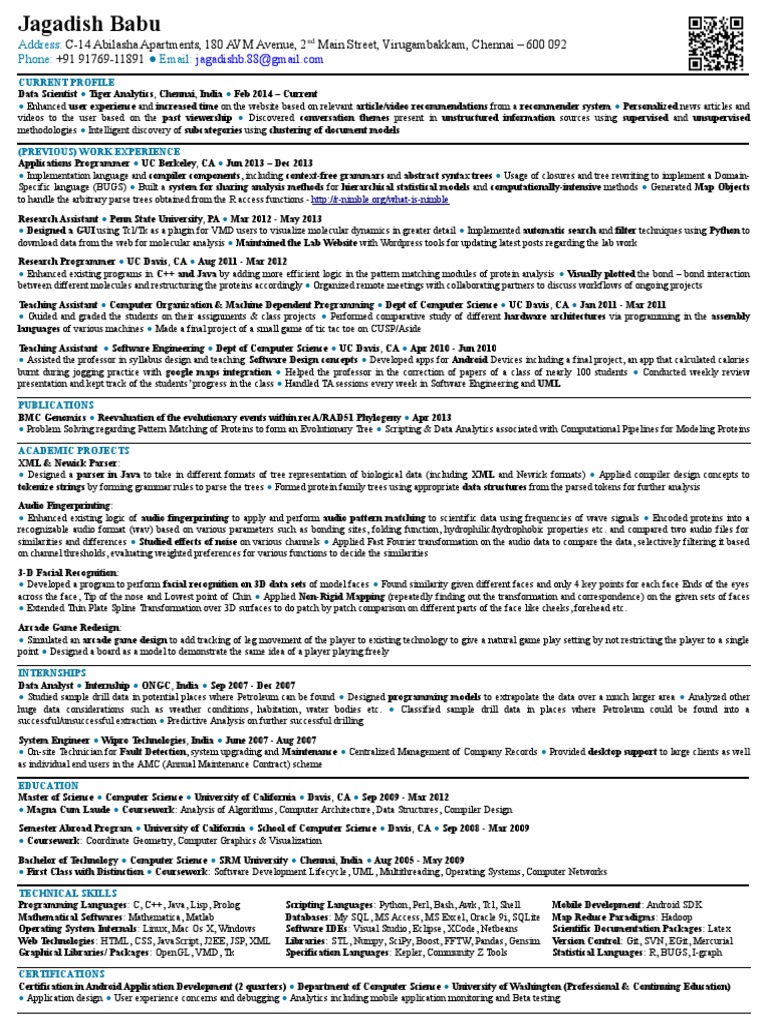 Jagadish Babu Pdf Computing And Information Technology Science