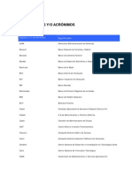 Siglas Acronismos de Venezuela PDF