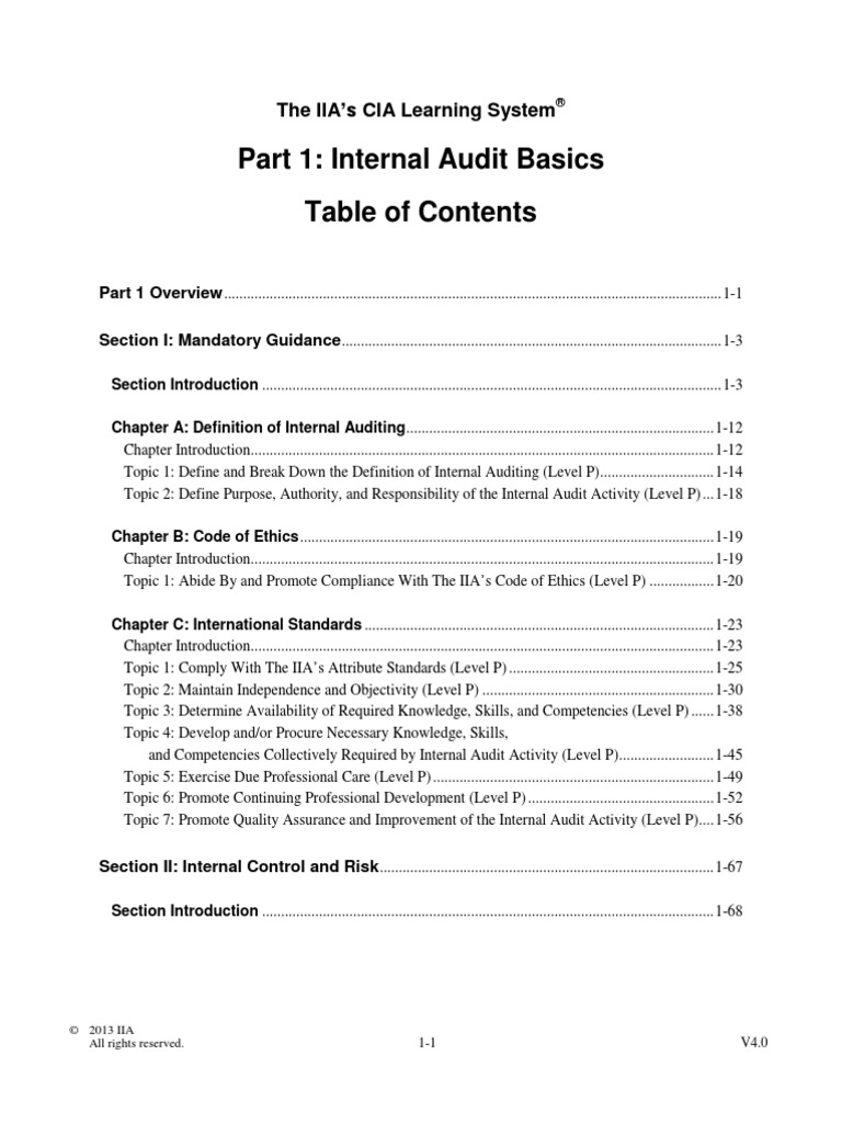 IIA-CIA-Part1 Unterlage
