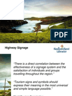 Highway Signage Presentation