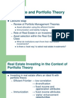 LS - Real Estate and Portfolio Theory