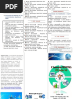 Folder Do Encontro Dos PROGETECs