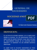 Ley General de Sociedades - La Sociedad Anonima