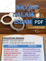 Jenayah Dalam Islam