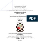 Photonic Integrated Circuits Seminar Report