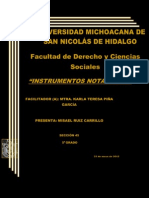 Instrumento Notarial