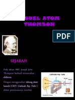 Model Atom Thomson - ppt2003