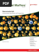 Download Nanomaterials Controlled Synthesis  Properties - Material Matters v4n1 by Sigma-Aldrich SN15023719 doc pdf