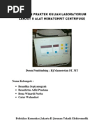 Download Laporan Praktek Kuliah Laboratorium Lanjut Alat Hematokrit Centrifuge by Benedictus Adhie SN150239965 doc pdf