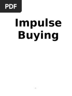 Download impulse buying report by annieriaz SN15024633 doc pdf