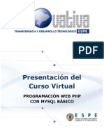 Presentacion Curso PHP PDF