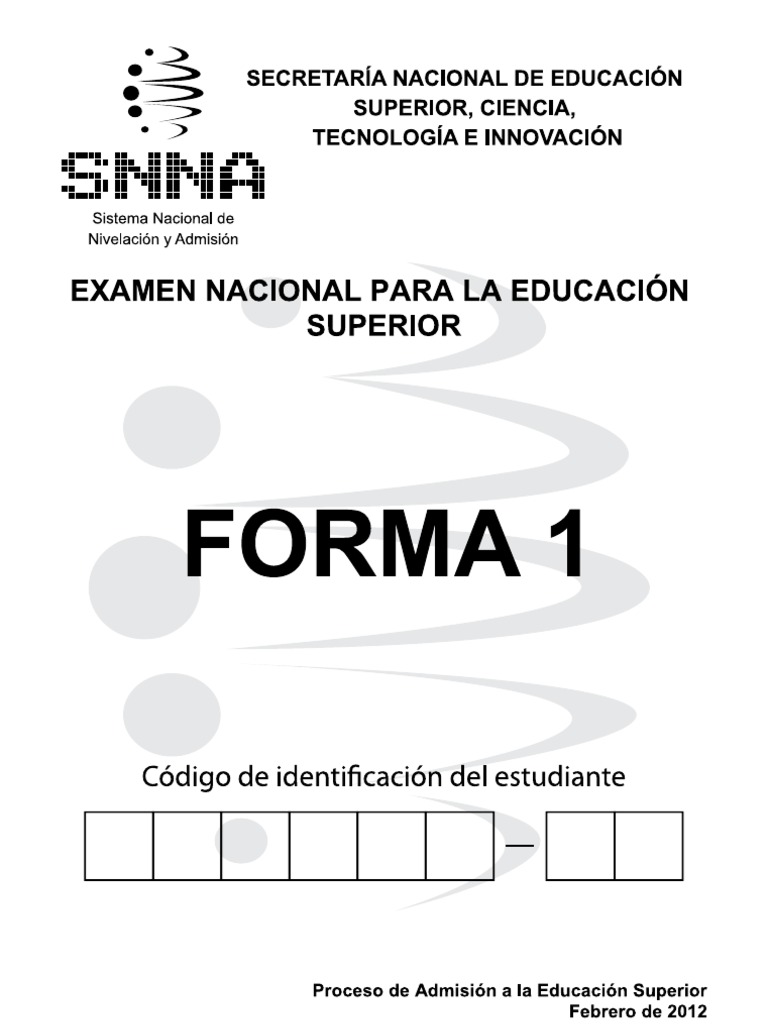 Examenes de Snna | PDF