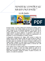 DÍA MUNDIAL CONTRA EL TRABAJO INFANTIL