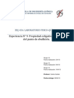 Propiedad Coligativa. Aumento Del Punto de Ebullición