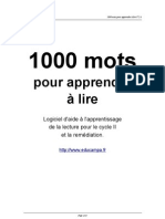 1000 Mots Documentation