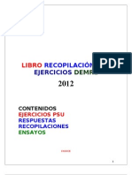 LIBRO RECOPILACIÓN PSU 2012