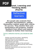 Download Reflective Learners PLTS Poster by David Drake SN15026059 doc pdf