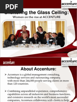 Women On The Rise At Accenture Diversity Business Employment