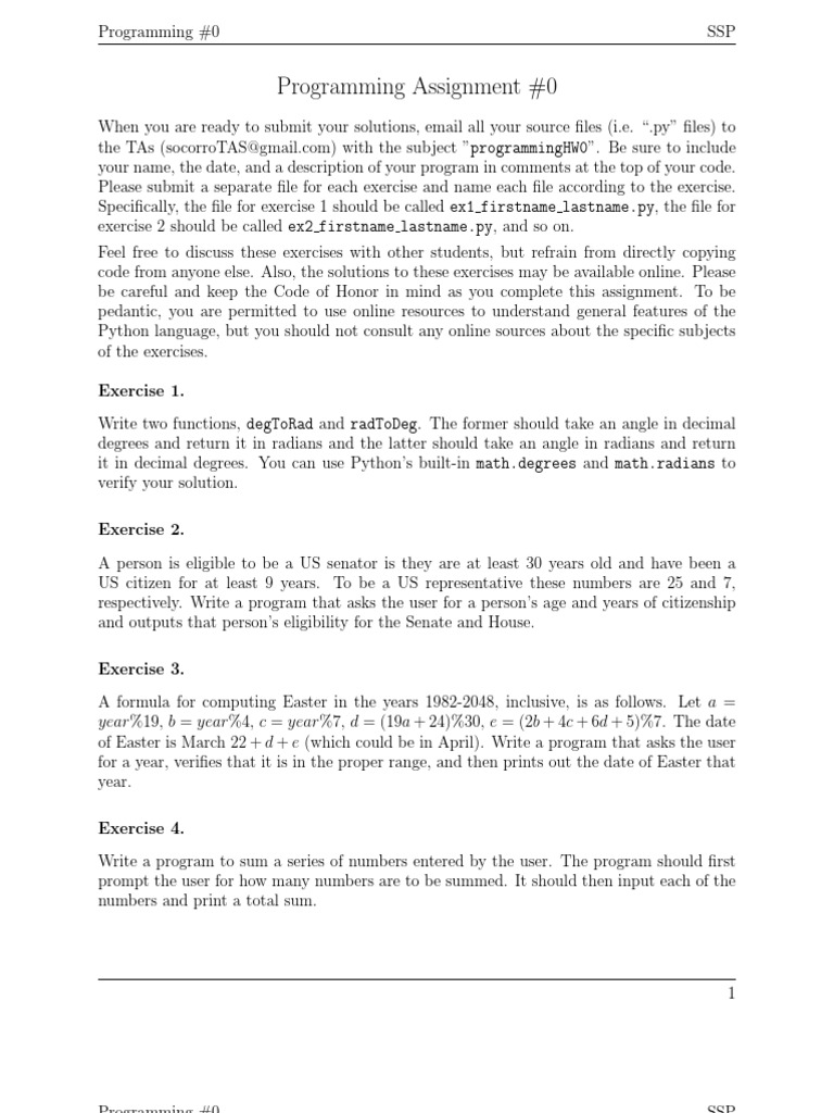 Python Programming Practice | PDF | Pi | Square Root