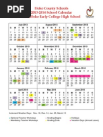 13-14 SHECHS Calendar Revised Grading Periods