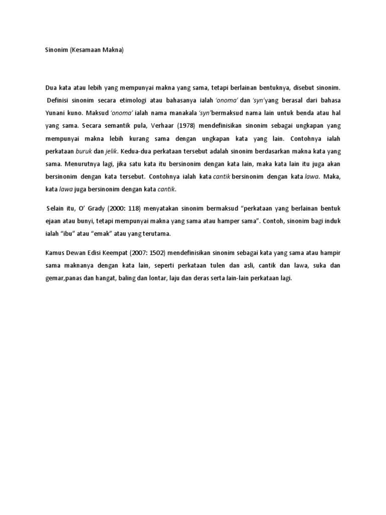 Sinonim Pdf