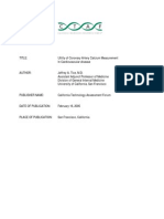 Utility of Coronary Artery Calcium Measurements in Cardiovascular Disease