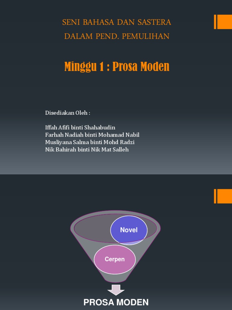 Analisis Prosa Moden dalam Sastera | PDF | Kajian Bahasa Asing | Klasik