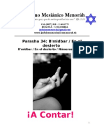 Parashá No.34 - B Midbar - A Contar