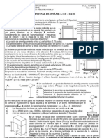 Examen Final de Dinámica - UNI