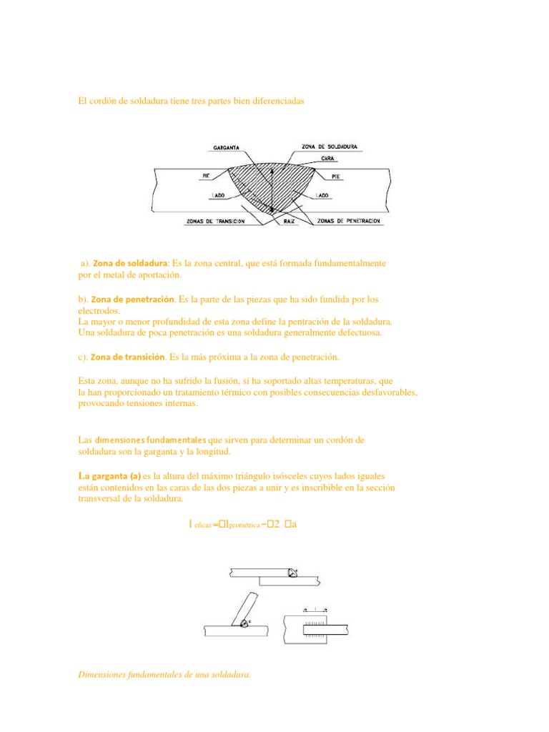 Clasificación y partes del cordón de soldadura | PDF | Soldadura