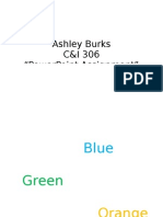 Ashley Burks C&I 306 "Powerpoint Assignment"