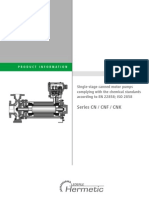 Hermetic Pumpen Canned Motor Pumps Catalogue for Model CN_CNF_CNK