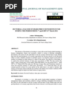 Sectorial Analysis of Share Price Movements in Nse
