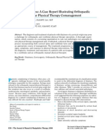 Management of a Patient with Cervicogenic and Vestibular Dizziness