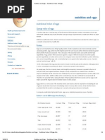 Nutrition and Eggs - Nutritional Value of Eggs PDF