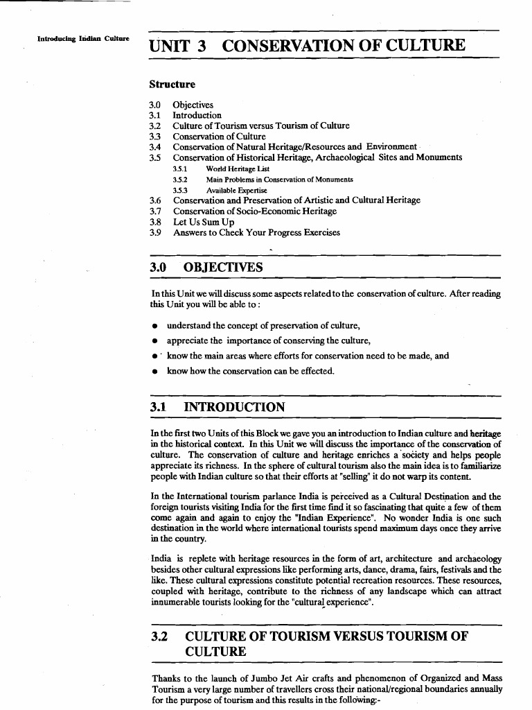 Conservation of Culture | PDF | Cultural Heritage | World Heritage Site