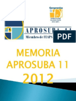 Memoria Asociacion 2012