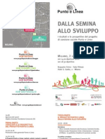 Flier del programma "Dalla semina allo sviluppo"