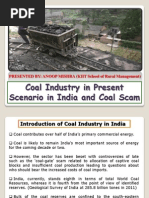 Coal Industry in Present Scenario in India (Coal Scam)