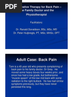Download Low Back Pain Presentation IMP by rapannika SN15033777 doc pdf