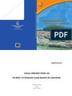 LEGAL PERSPECTIVES ON
NATIVE CUSTOMARY LAND RIGHTS IN SARAWAK, 2008