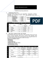 Perhitungan Dalam Excel