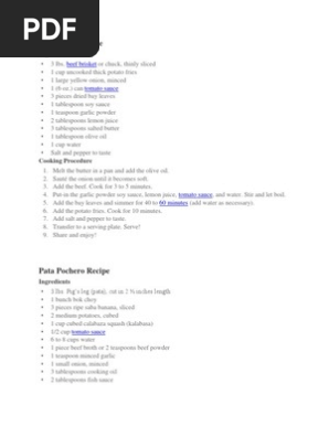 Recipe